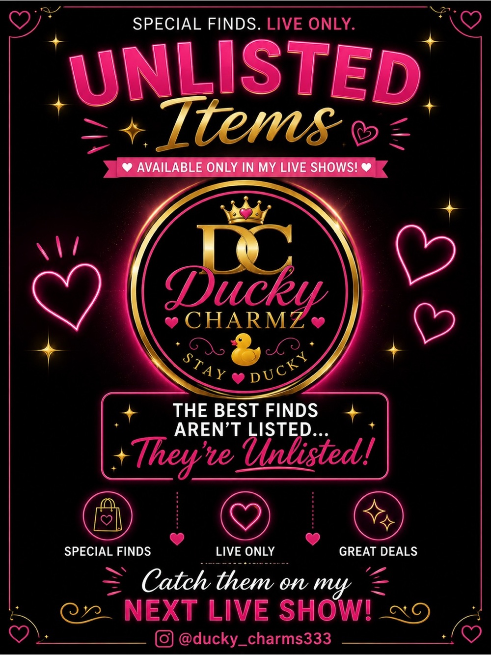 🐥🍓𝐔𝐍𝐋𝐈𝐒𝐓𝐄𝐃 Live Show Finds | Special Deals & Hidden Gems 🛍💖